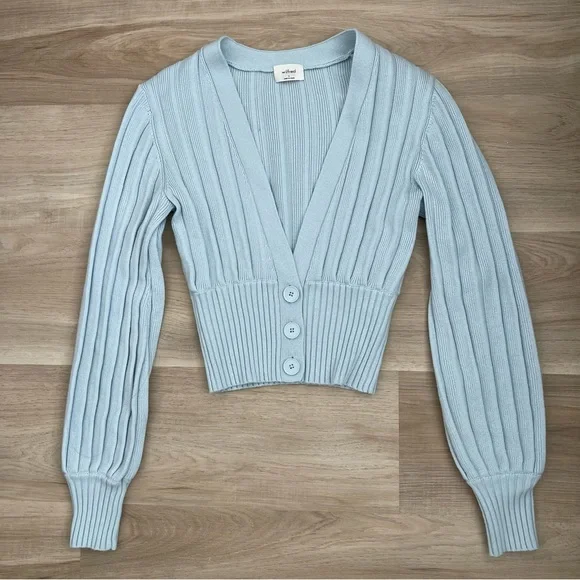 Wilfred Plunge Cardigan Heatwave Blue - Picture 2 of 6